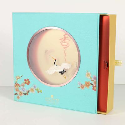 Giant Hope   Moon Cake Paper Rigid Packaging Box with Slide Box Sleeve