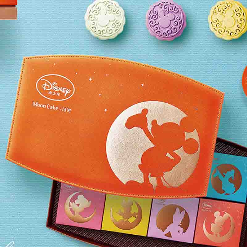 Giant Hope  Disney Moon Cake Packaging Box with Leather Surface